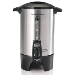 Coffee Makers Hamilton Beach 45-Cup Stainless Steel Coffee Urn With One-Handed Dispensing -BergHOFF Shop stainless steel hamilton beach coffee urns 40519 1f 1000