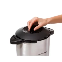 Coffee Makers Hamilton Beach 45-Cup Stainless Steel Coffee Urn With One-Handed Dispensing -BergHOFF Shop stainless steel hamilton beach coffee urns 40519 4f 1000