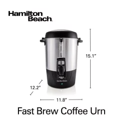 Coffee Makers Hamilton Beach 45-Cup Fast Brew Stainless Steel With 1-Hand Dispensing Coffee Urn 11 Coffee Makers Hamilton Beach 45-Cup Fast Brew Stainless Steel With 1-Hand Dispensing Coffee Urn -BergHOFF Shop stainless steel hamilton beach coffee urns 40521 66 1000