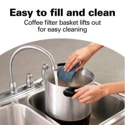 Coffee Makers Hamilton Beach 45-Cup Fast Brew Stainless Steel With 1-Hand Dispensing Coffee Urn 17 Coffee Makers Hamilton Beach 45-Cup Fast Brew Stainless Steel With 1-Hand Dispensing Coffee Urn -BergHOFF Shop stainless steel hamilton beach coffee urns 40521 76 1000