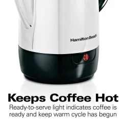 Coffee Makers Hamilton Beach 12-Cup Stainless Steel Percolator 10 Coffee Makers Hamilton Beach 12-Cup Stainless Steel Percolator -BergHOFF Shop stainless steel hamilton beach percolators 40622r 1f 1000