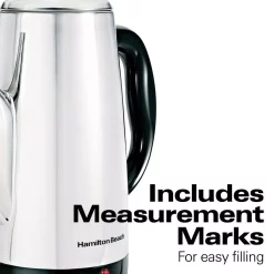 Coffee Makers Hamilton Beach 12-Cup Stainless Steel Percolator 13 Coffee Makers Hamilton Beach 12-Cup Stainless Steel Percolator -BergHOFF Shop stainless steel hamilton beach percolators 40622r 76 1000