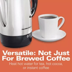 Coffee Makers Hamilton Beach 12-Cup Stainless Steel Percolator 12 Coffee Makers Hamilton Beach 12-Cup Stainless Steel Percolator -BergHOFF Shop stainless steel hamilton beach percolators 40622r fa 1000