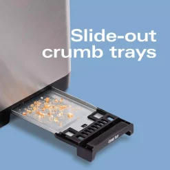 Toasters Hamilton Beach Pro 4-Slice Stainless Steel Wide Slot Toaster -BergHOFF Shop stainless steel hamilton beach pop up toasters 24990 fa 1000