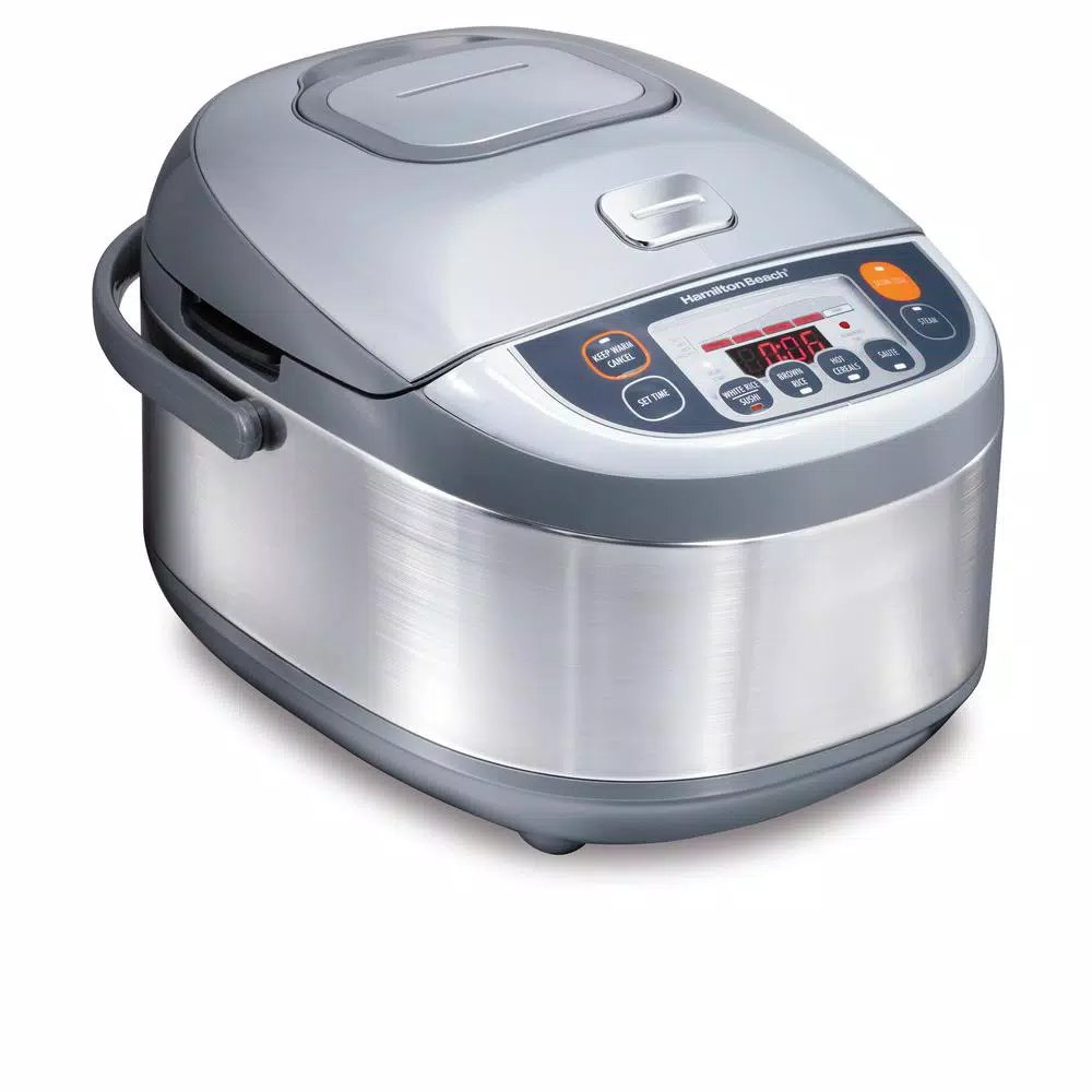 Cookers Hamilton Beach Advanced Multi-Function 16-Cup Stainless Steel Rice Cooker With Fuzzy Logic 1 Cookers Hamilton Beach Advanced Multi-Function 16-Cup Stainless Steel Rice Cooker With Fuzzy Logic
