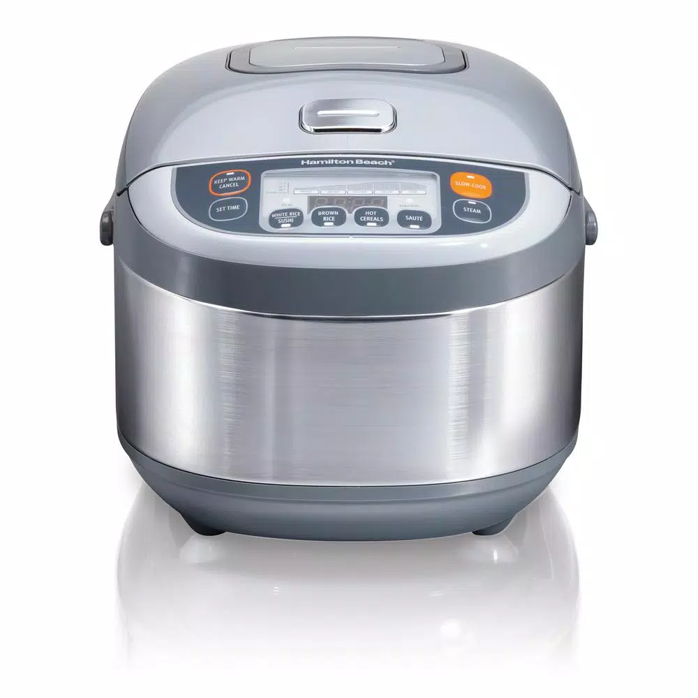 Cookers Hamilton Beach Advanced Multi-Function 16-Cup Stainless Steel Rice Cooker With Fuzzy Logic 3 Cookers Hamilton Beach Advanced Multi-Function 16-Cup Stainless Steel Rice Cooker With Fuzzy Logic - Image 3
