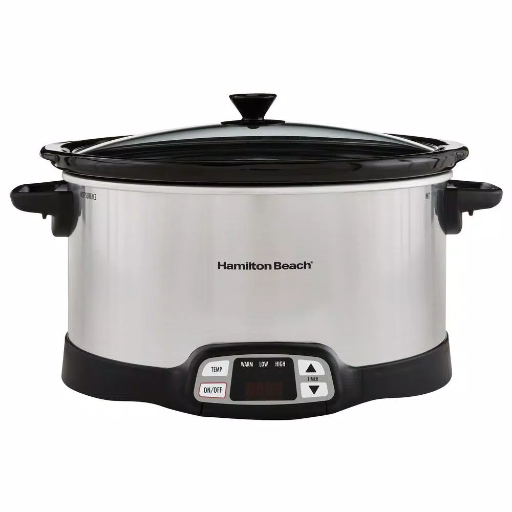 Cookers Hamilton Beach 8 Qt. Programmable Stainless Steel Slow Cooker With Built-In Timer And Temperature Settings 7 Cookers Hamilton Beach 8 Qt. Programmable Stainless Steel Slow Cooker With Built-In Timer And Temperature Settings - Image 7