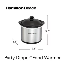 Cookers Hamilton Beach Programmable Stay Or Go 6 Qt. Stainless Steel Slow Cooker With Bonus Party Dipper -BergHOFF Shop stainless steel hamilton beach slow cookers 33766 66 1000