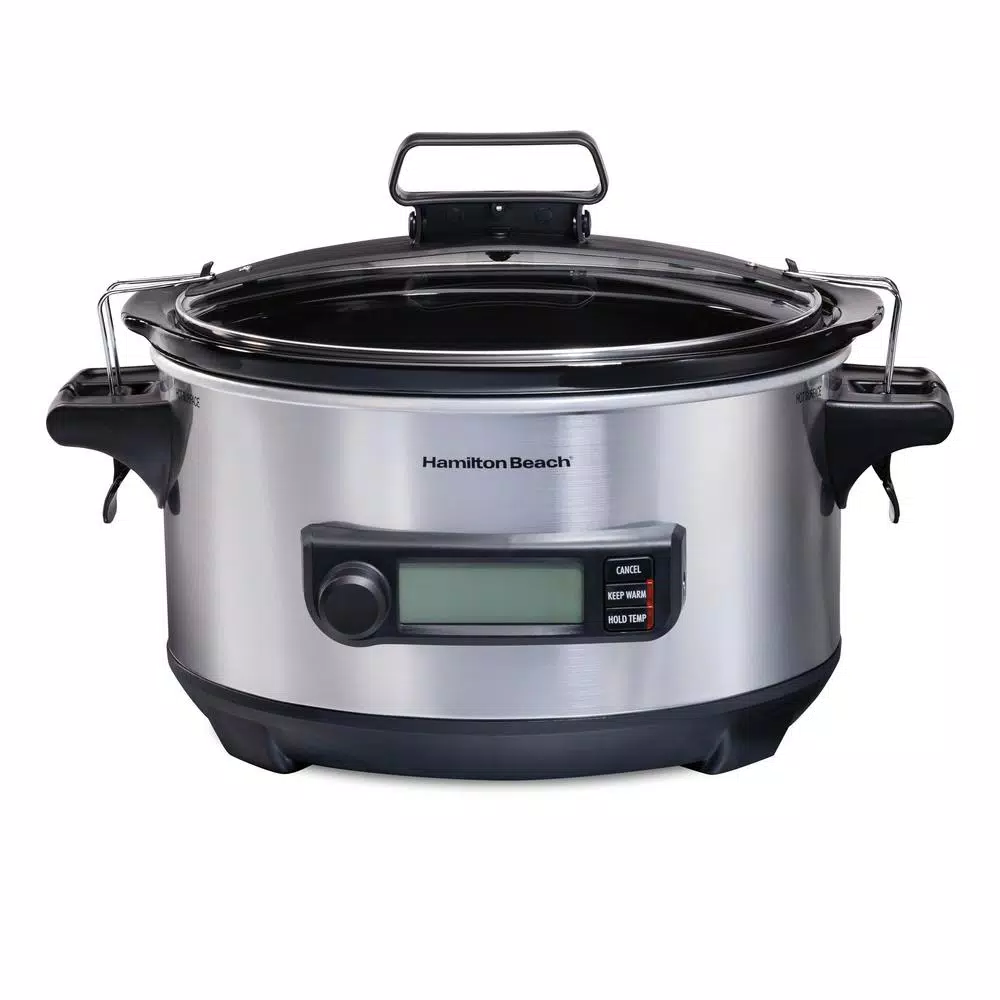 Cookers Hamilton Beach 6 Qt. Stainless Steel Slow Cooker 1 Cookers Hamilton Beach 6 Qt. Stainless Steel Slow Cooker