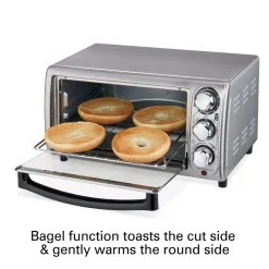 Toasters Hamilton Beach 1100-Watt 4-Slice Stainless Steel Toaster Oven -BergHOFF Shop stainless steel hamilton beach toaster ovens 31143 1f 1000
