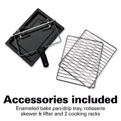 Toasters Hamilton Beach 1500 W 6-Slice Stainless Steel Digital Countertop Oven With Convection And Rotisserie -BergHOFF Shop stainless steel hamilton beach toaster ovens 31154 4f 1000