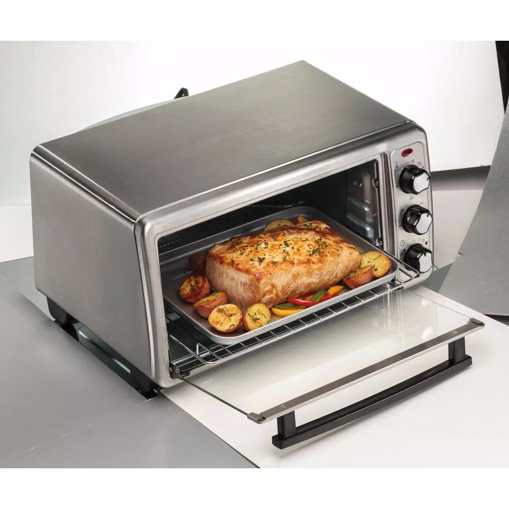 Toasters Hamilton Beach 1440-Watt 6-Slice Stainless Steel Toaster Oven 9 Toasters Hamilton Beach 1440-Watt 6-Slice Stainless Steel Toaster Oven - Image 9