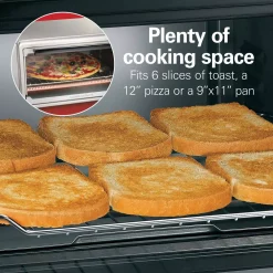 Toasters Hamilton Beach Sure Crisp 1440 W 6-Slice Stainless Steel Toaster Oven With Air Fry 13 Toasters Hamilton Beach Sure Crisp 1440 W 6-Slice Stainless Steel Toaster Oven With Air Fry -BergHOFF Shop stainless steel hamilton beach toaster ovens 31413 1f 1000