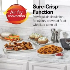 Toasters Hamilton Beach Sure Crisp 1440 W 6-Slice Stainless Steel Toaster Oven With Air Fry 12 Toasters Hamilton Beach Sure Crisp 1440 W 6-Slice Stainless Steel Toaster Oven With Air Fry -BergHOFF Shop stainless steel hamilton beach toaster ovens 31413 4f 1000