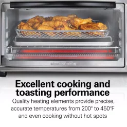 Toasters Hamilton Beach Sure Crisp 1440 W 6-Slice Stainless Steel Toaster Oven With Air Fry 16 Toasters Hamilton Beach Sure Crisp 1440 W 6-Slice Stainless Steel Toaster Oven With Air Fry -BergHOFF Shop stainless steel hamilton beach toaster ovens 31413 76 1000