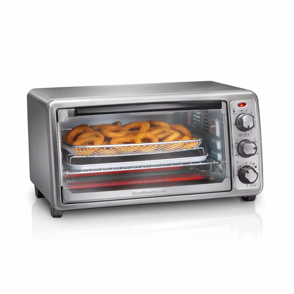 Toasters Hamilton Beach Sure Crisp 1440 W 6-Slice Stainless Steel Toaster Oven With Air Fry 3 Toasters Hamilton Beach Sure Crisp 1440 W 6-Slice Stainless Steel Toaster Oven With Air Fry - Image 3