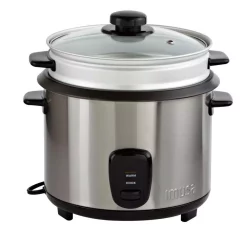 Cookers IMUSA 20-Cup Stainless Steel Rice Cooker With Non-Stick Interior -BergHOFF Shop stainless steel imusa rice cookers gau 00023 44 1000