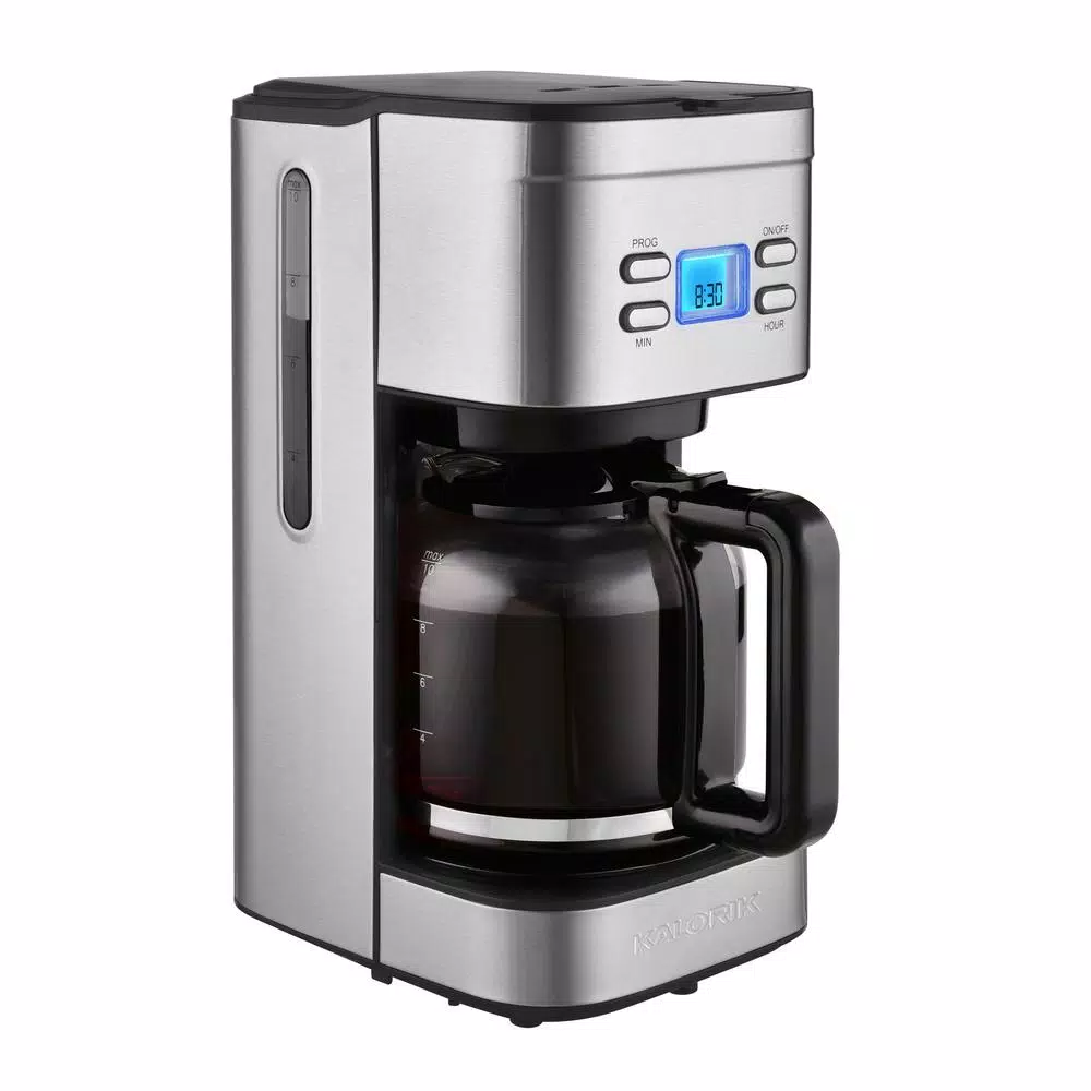 Coffee Makers KALORIK 12-Cup Stainless Steel Programmable Digital Coffee Maker 2 Coffee Makers KALORIK 12-Cup Stainless Steel Programmable Digital Coffee Maker - Image 2