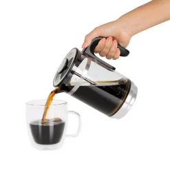 Coffee Makers KALORIK Bartista 3-Cup Stainless Steel Electric French Press Coffee Maker -BergHOFF Shop stainless steel kalorik drip coffee makers drm 45395 ss 44 1000