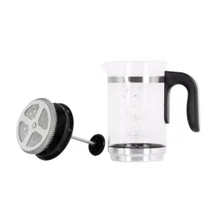 Coffee Makers KALORIK Bartista 3-Cup Stainless Steel Electric French Press Coffee Maker -BergHOFF Shop stainless steel kalorik drip coffee makers drm 45395 ss 76 1000