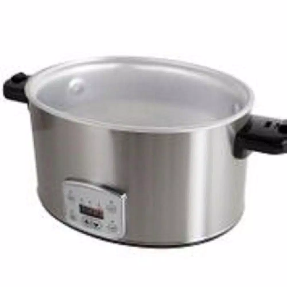Cookers KALORIK 8 Qt. Stainless Steel Slow Cooker With Cool-Touch Handles 4 Cookers KALORIK 8 Qt. Stainless Steel Slow Cooker With Cool-Touch Handles - Image 4
