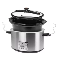 Cookers KALORIK 8 Qt. Stainless Steel Slow Cooker With Cool-Touch Handles 9 Cookers KALORIK 8 Qt. Stainless Steel Slow Cooker With Cool-Touch Handles -BergHOFF Shop stainless steel kalorik slow cookers sc 41175 ss 4f 1000