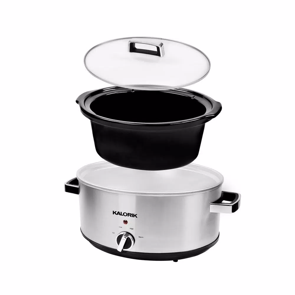 Cookers KALORIK 6.5 Qt. Stainless Steel Slow Cooker 3 Cookers KALORIK 6.5 Qt. Stainless Steel Slow Cooker - Image 3
