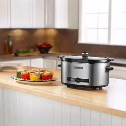 Cookers KitchenAid 6 Qt. Programmable Stainless Steel Slow Cooker With Built-In Timer And Temperature Settings -BergHOFF Shop stainless steel kitchenaid slow cookers ksc6223ss 31 1000 1