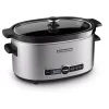 Cookers KitchenAid 6 Qt. Stainless Steel Slow Cooker With Glass Lid And Built-In Timer