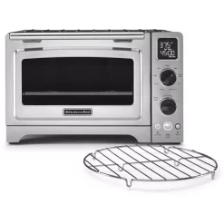 Toasters KitchenAid 1800 W 4-Slice Stainless Steel Convection Toaster Oven -BergHOFF Shop stainless steel kitchenaid toaster ovens kco273ss 40 1000