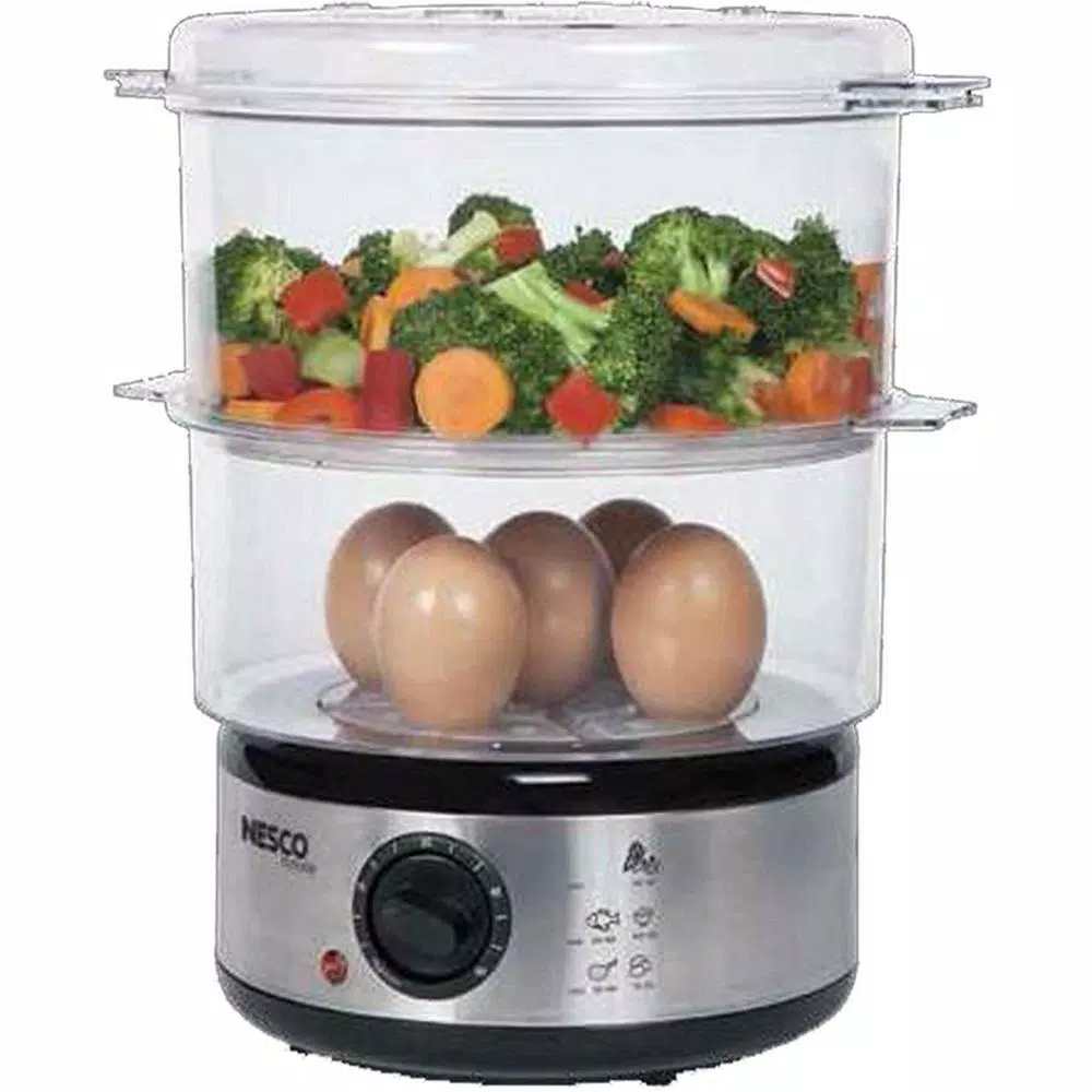 Cookers Nesco 5 Qt. Stainless Steel Food Steamer And Rice Cooker 4 Cookers Nesco 5 Qt. Stainless Steel Food Steamer And Rice Cooker - Image 4
