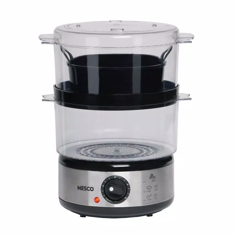 Cookers Nesco 5 Qt. Stainless Steel Food Steamer And Rice Cooker 1 Cookers Nesco 5 Qt. Stainless Steel Food Steamer And Rice Cooker