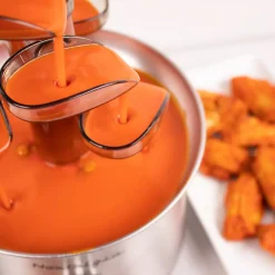 Dessert Makers Nostalgia 3-Tier Stainless Steel Cascading Fondue Fountain -BergHOFF Shop stainless steel nostalgia chocolate fountains cff1000 31 1000