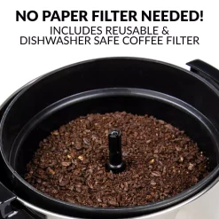 Coffee Makers Nostalgia 45-Cup Stainless Steel Quick Brewing Coffee Urn -BergHOFF Shop stainless steel nostalgia coffee urns cuds45ss 44 1000