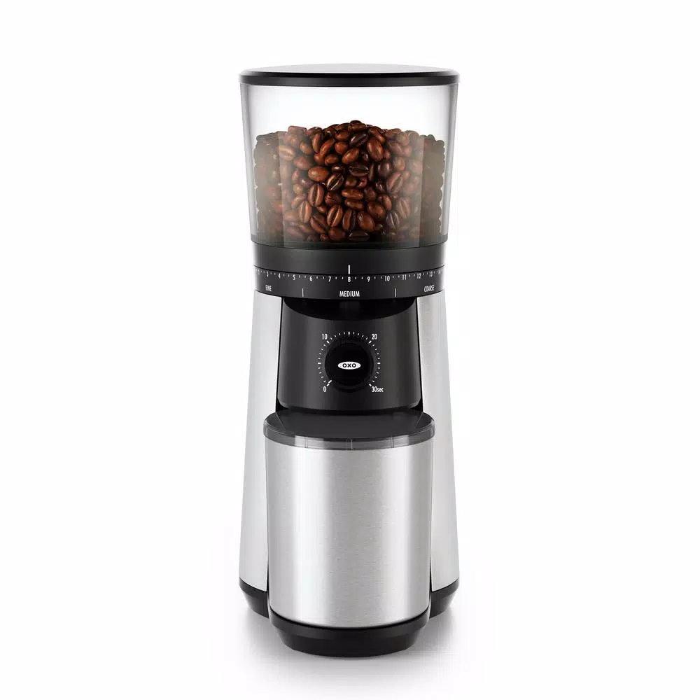 Coffee Makers OXO 16 Oz. Stainless Steel Conical Coffee Grinder With Adjustable Settings 2 Coffee Makers OXO 16 Oz. Stainless Steel Conical Coffee Grinder With Adjustable Settings - Image 2