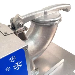 Dessert Makers Paragon Port-A-Blast 8000 Oz. Stainless Steel Snow Cone Machine Cart -BergHOFF Shop stainless steel paragon snow cone machines 6133510 44 1000