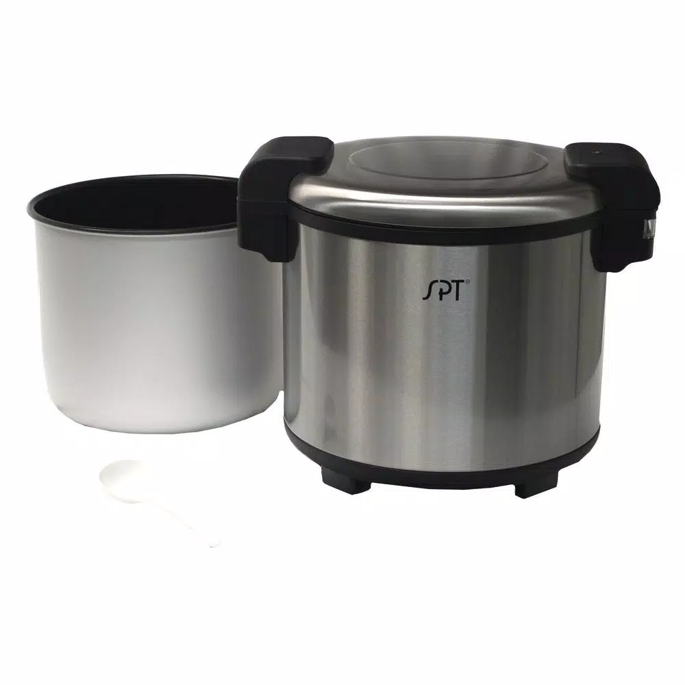Cookers SPT 21.1 Qt. Stainless Steel Heavy Duty Rice Warmer (not A Cooker) 160 Cup (cooked Rice) 3 Cookers SPT 21.1 Qt. Stainless Steel Heavy Duty Rice Warmer (not A Cooker) 160 Cup (cooked Rice) - Image 3