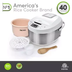 Cookers AROMA 3 Qt. White Electric Multicooker 11 Cookers AROMA 3 Qt. White Electric Multicooker -BergHOFF Shop white aroma multi cookers arc 6206c fa 1000