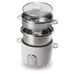 Cookers AROMA NutriWare Digital Pot Style 7-Cup Rice Cooker With Glass Lid And Non-Stick Pot -BergHOFF Shop white aroma rice cookers nrc 687sd 1sg 77 1000