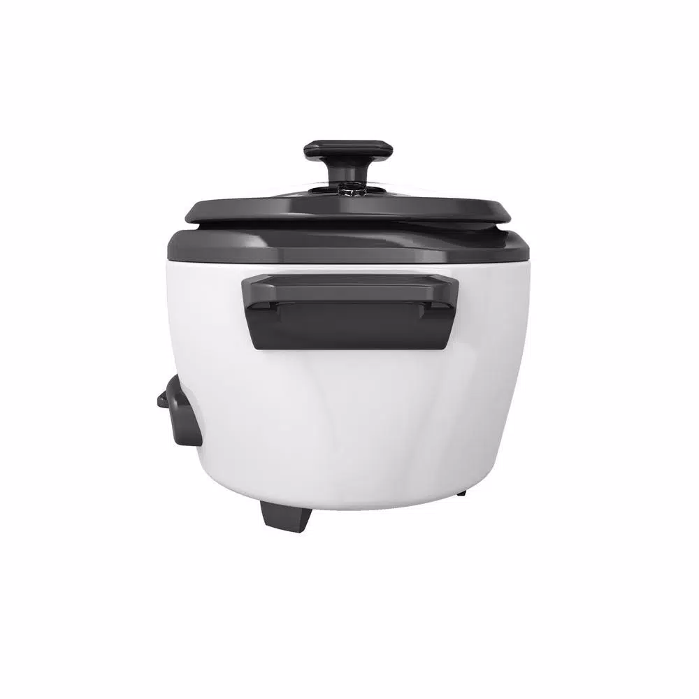 Cookers BLACK+DECKER 3-Cup White Rice Cooker With Steaming Basket And Non-Stick Pot 2 Cookers BLACK+DECKER 3-Cup White Rice Cooker With Steaming Basket And Non-Stick Pot - Image 2