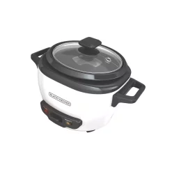 Cookers BLACK+DECKER 3-Cup White Rice Cooker With Steaming Basket And Non-Stick Pot 12 Cookers BLACK+DECKER 3-Cup White Rice Cooker With Steaming Basket And Non-Stick Pot -BergHOFF Shop white black decker rice cookers rc503 a0 1000