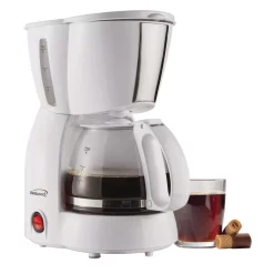 Coffee Makers Brentwood Appliances 4-Cup White Coffee Maker And 2-Slice White Toaster -BergHOFF Shop white brentwood appliances drip coffee makers 843631123430 31 1000