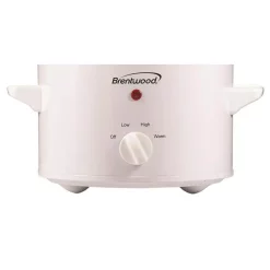 Cookers Brentwood Appliances 1.5 Qt. White Slow Cooker 12 Cookers Brentwood Appliances 1.5 Qt. White Slow Cooker -BergHOFF Shop white brentwood appliances slow cookers sc 115w 1f 1000