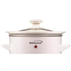 Cookers Brentwood Appliances 1.5 Qt. White Slow Cooker 11 Cookers Brentwood Appliances 1.5 Qt. White Slow Cooker -BergHOFF Shop white brentwood appliances slow cookers sc 115w 4f 1000