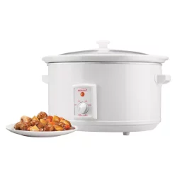 Cookers Brentwood Appliances 8 Qt. White Slow Cooker -BergHOFF Shop white brentwood appliances slow cookers sc 165w 31 1000