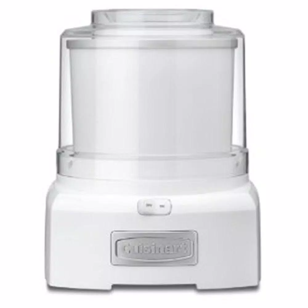 Dessert Makers Cuisinart 1.5 Qt. White Ice Cream Maker With Easy Lock Lid 1 Dessert Makers Cuisinart 1.5 Qt. White Ice Cream Maker With Easy Lock Lid