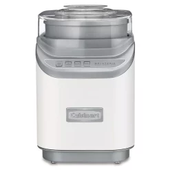 Dessert Makers Cuisinart Cool Creations 2 Qt. White Electric Ice Cream Maker With Recipe Booklet