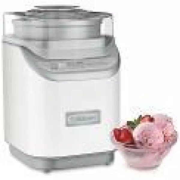 Dessert Makers Cuisinart Cool Creations 2 Qt. White Electric Ice Cream Maker With Recipe Booklet 2 Dessert Makers Cuisinart Cool Creations 2 Qt. White Electric Ice Cream Maker With Recipe Booklet - Image 2