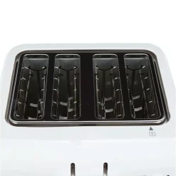 Toasters Cuisinart Compact 4-Slice White Wide Slot Toaster With Crumb Tray 10 Toasters Cuisinart Compact 4-Slice White Wide Slot Toaster With Crumb Tray -BergHOFF Shop white cuisinart pop up toasters cpt 142 44 1000