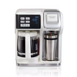 Coffee Makers Hamilton Beach 12-Cup White FlexBrew 2-Way Coffee Maker -BergHOFF Shop white hamilton beach drip coffee makers 49947 4f 1000